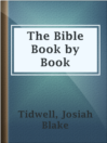 Imagen de portada para The Bible Book by Book